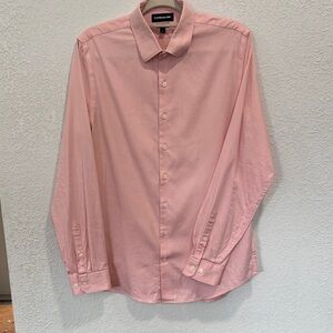 Express Men's Light Pink Dress Shirt